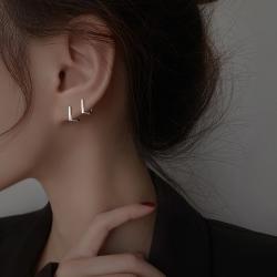 DFMEI 귀 버클 여성 스털링 실버 귀걸이 귀걸이 여성 새로운 패션 모든 경기 매일 귀 스터드 수면 무료 선택