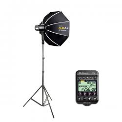 SMDV 무선 스트로보 B120 HSS 촬영 세트, B-Control(후지필름), Speedbox-Flip 28G, A1-adpter