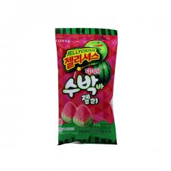 롯데 젤리셔스 잘익은 수박바 젤리 56g 32개입 BOX 식품 > 스낵/간식 초콜릿/사탕/젤리/껌 캔디류 일반하드캔디, 32