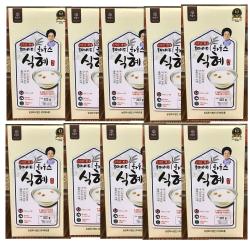 식혜 10개 322g 감주 분말 가루 만들기 하우스 키트 홈메이드 시원한 맛있는 잣 대추 견과류 만드는법 전기밥솥 식은밥 찹쌀 수정과, 단일상품