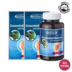마더네스트 호주 초록홍합 글루코사민 1500mg 180정 (2병 구입시 4만원 상당 마누카꿀스틱 1박스 사은품증정) 뉴질랜드 초록입홍합, 2병