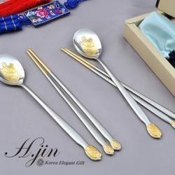 결혼식답례품 친척답례 비단 거북쌍학 금수저세트