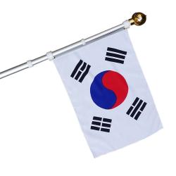 가자데코 3단접이식 회전깃대 태극기 세트 Yhp1300 1세트