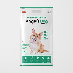 엔젤스독 전연령 반려견사료 연어+프로바이오틱스 5kg(유통기한: 2023년 5월, 한정수량판매)