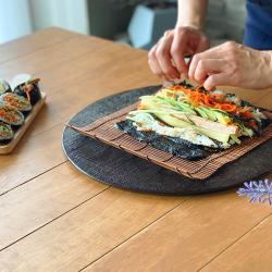  사옹원 천연옻칠 위생 김발 김밥틀 김밥말이 촬영용 플레이팅