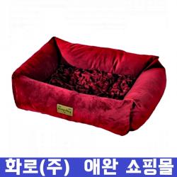 러플매트 일등석 강아지방석 M 버건디 펫방석 논슬립