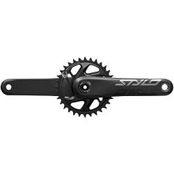 truvativ stylo 탄소 독수리 crankset - x175mm 12-speed 34t 직접 마운트 cannondale 짓 재녹음하다 스핀들 인터페이스 검은