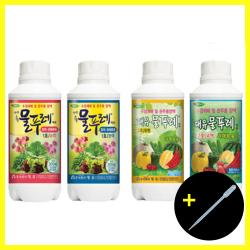 대유 물푸레 1호 2호 500ml 수경재배 양액비료 액비 영양제 관주용 과채 엽채 화훼류용 상추 딸기
