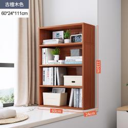 책꽂이 착지 창문블라인드 궤 창문수대 소형책장 자 베란다 가정용 레이어드, 60x24x111cm- 고단목 색상
