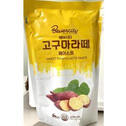식당 고구마 라떼 페이스트 세미 1kg X6개 전문 업소/식자제/고구마라떼/식자재/라떼페이스트/가정용, 1