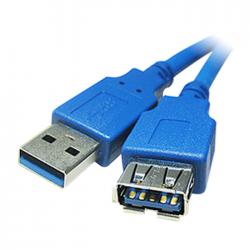 대원티엠티 연장케이블 USB3.0 암 수 1.8m, 1개