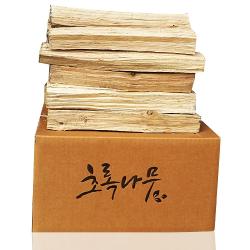 초록나무 참나무장작 표준목 1박스 20kg