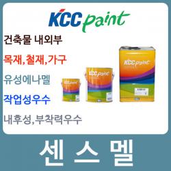 KCC페인트 센스에나멜 센스멜3.78L/조색용/유성페인트/철재 목재 가구 문짝리폼 철구조물/, EZ4099, 3.78L