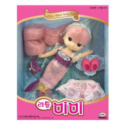 리틀미미인형 선택/앨리스/신데렐라/빨강망토/인어공주/백조의호수, 리틀미미 - 인어공주