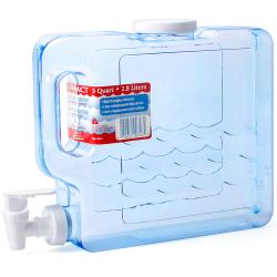 토탈하우스 숲속의작은집 애로우 사각 슬림 꼭지 생수통 2800ml 미제 캠핑물통 1p 2.8l