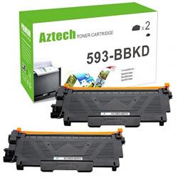 Aztech 2 팩 높은 산출량 호환 E310dw E514dw E515dw는 P7RMX 593-BBKD 토너를 대체합니다 - 2 600