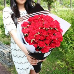 플라로마 장미 100송이 꽃다발 생화 당일발송가능 성년의날 부부의날 전국배송 빨강