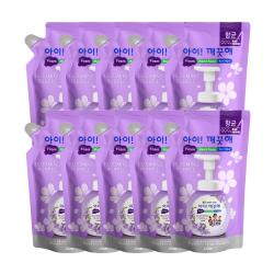 아이깨끗해 핸드워시 리필 블루밍퍼플, 200ml, 10개
