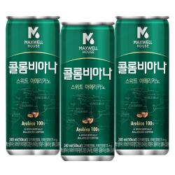  동서 맥스웰 콜롬비아나 캔커피 스위트아메리카노 240ml 60캔