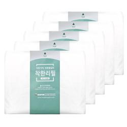 산화생분해 착한리필 16L 20L 기저귀휴지통 리필봉투 매직캔 호환, 5개