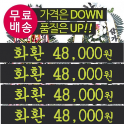 다운플라워 축하3단 근조3단 화환, 특품근조3단, 999개