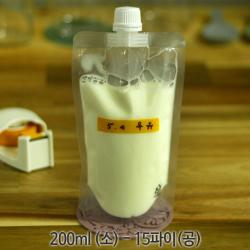 제이에스지 스파우트 파우치 소 200ml 100매 15공