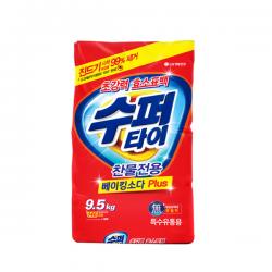수퍼타이 찬물전용 베이킹소다 Plus 가루세제 9.5kg 1개