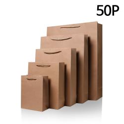 쇼핑테그 크라프트 무지 쇼핑백 50매