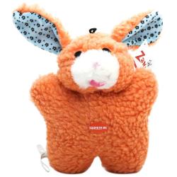 재니스 베르베르 버니 애견 봉제장난감, Orange, 1개