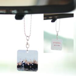 폰카N액자 무료배송 차량액자 룸미러형양면액자(정사각)