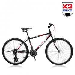K2BIKE 2019 케이투바이크 MTB자전거 KMT26GS 26인치 21단 MTB 자전거, KMT26GS 26인치 21단-블랙+레드