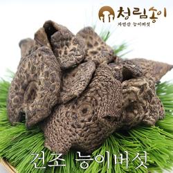  청림송이.능이 자연산 능이버섯 특품 건조 1개 건조능이c급/100g