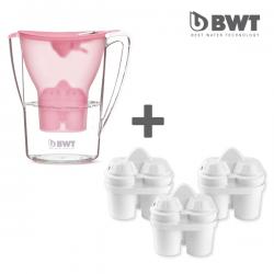[BWT] 2.7L 혼족 정수기 펭귄+교체형필터 1px3개 간이정수기, 2.7L 간이정수기+필터3p