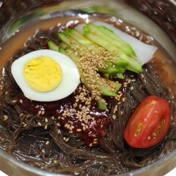 칡냉면2kg 10인분 동치미육수10봉 옥천칡냉면 10개입 200g