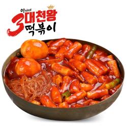 이가네떡볶이 3대천왕 떡볶이 550g X 3팩, 1set