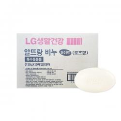 엘지생활건강 알뜨랑 비누 화이트 130g 130g 20개