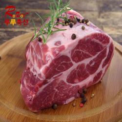  루루축산 왕목살 덩어리 2kg 원육 수입돼지고기 1팩