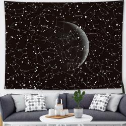 가리개 천 패브릭 포스터 창 고치다 벽 복장 벽 천장 벽 장식, 타입12 200cm * 148cm, 별이 빛나는 하늘 1